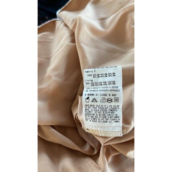 Unbraded  Sleeveless Peplum Maxi Lace  White Dress  Made In Italy Size S - Picture 11 of 12